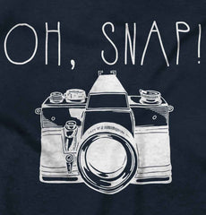 Oh Snap Camera Infant Toddler T Shirt-Direct To Garment Print-Brisco Baby