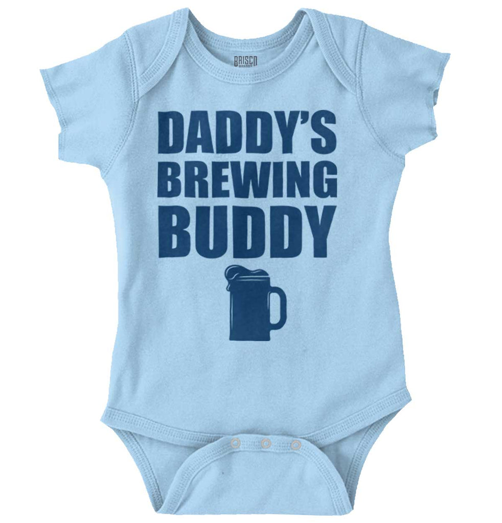 Brewing Buddy Romper Bodysuit-Direct To Garment Print-Brisco Baby