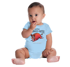 Candy-Striped Boar Romper Bodysuit-Direct To Garment Print-Brisco Baby