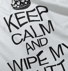 Wipe My Butt Infant Baby Bib-Direct To Garment Print-Brisco Baby