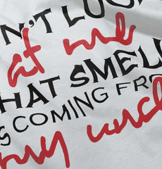 That Smell Raglan Romper Bodysuit-Direct To Garment Print-Brisco Baby