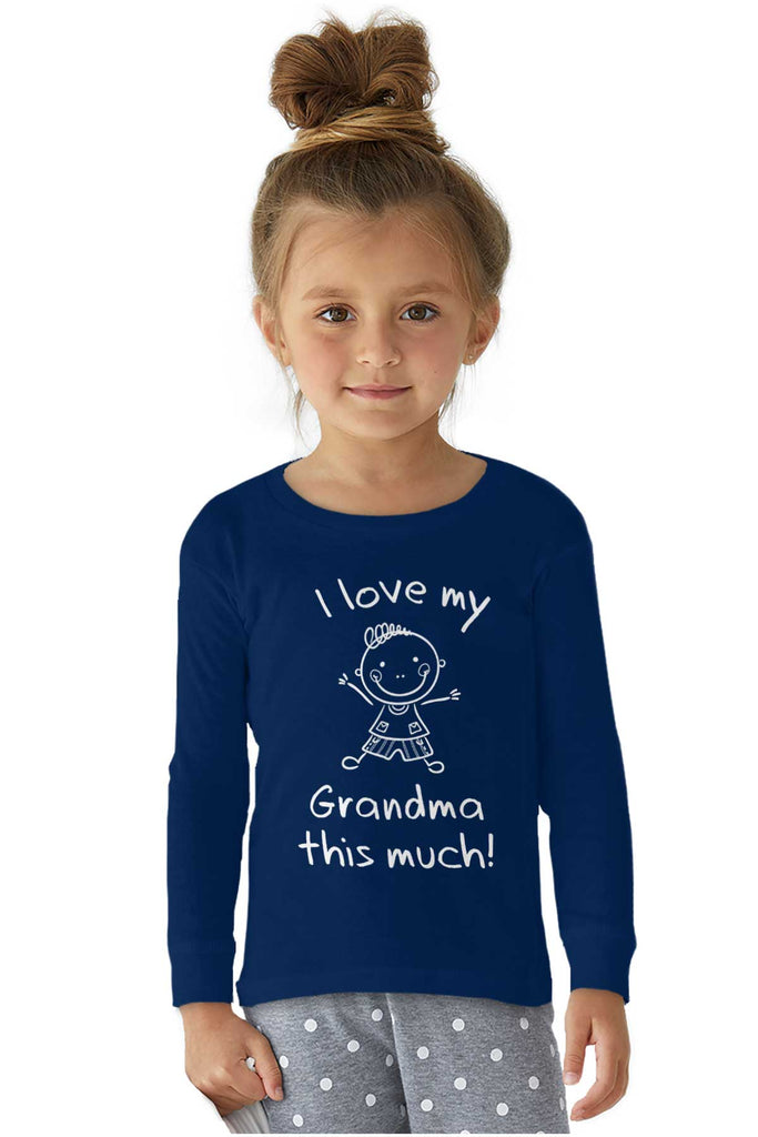 Love My Grandma Solid Baby Pajama Top-Direct To Garment Print-Brisco Baby