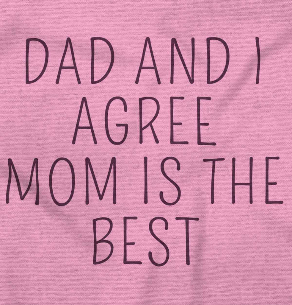 Mom Is Best Romper Bodysuit-Direct To Garment Print-Brisco Baby