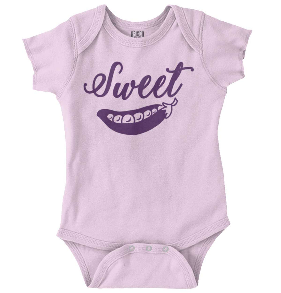 Sweet Pea Romper Bodysuit-Direct To Garment Print-Brisco Baby