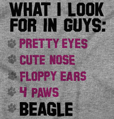 Beagle Checklist Romper Bodysuit-Direct To Garment Print-Brisco Baby