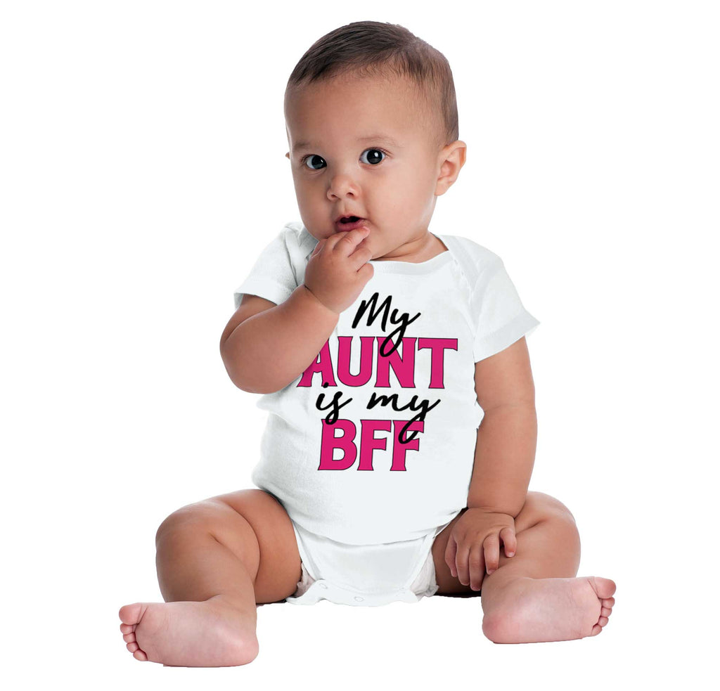 Aunt BFF Romper Bodysuit-Direct To Garment Print-Brisco Baby