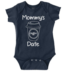 Mommy's Date Romper Bodysuit-Direct To Garment Print-Brisco Baby