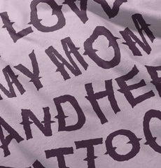 Mom's Tattoos Infant Baby Bib-Direct To Garment Print-Brisco Baby