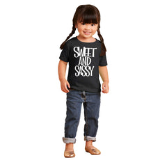 Sweet and Sassy Infant Toddler T Shirt-Direct To Garment Print-Brisco Baby