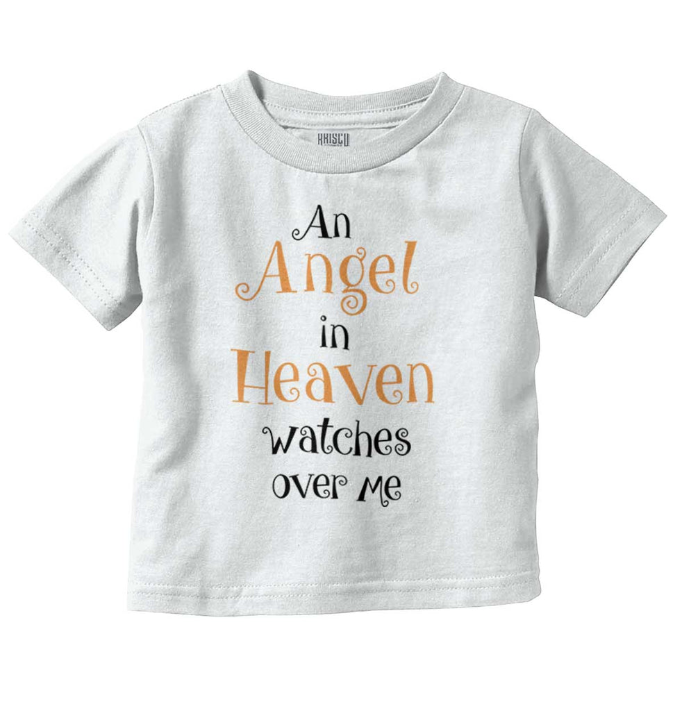 Angels Watching Infant Toddler T Shirt-Direct To Garment Print-Brisco Baby