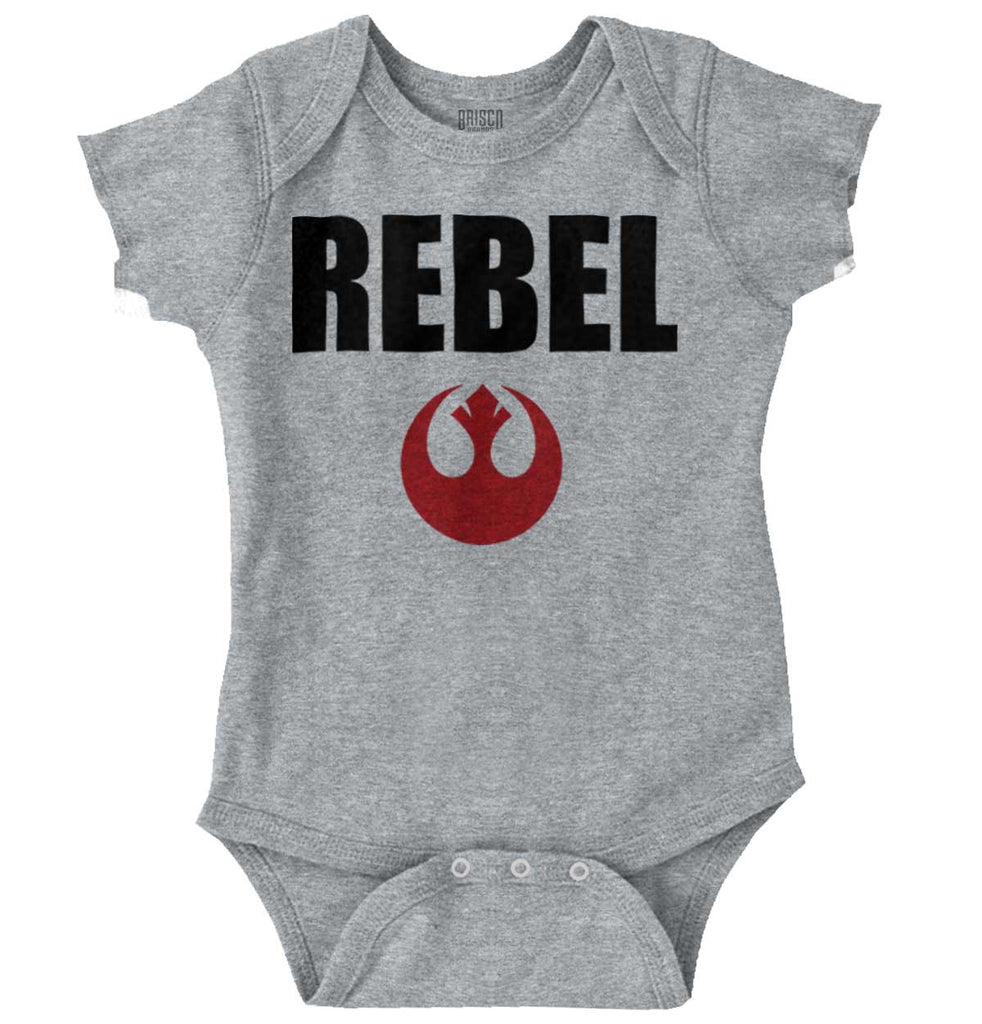 Rebel Star Wars Romper Bodysuit-Direct To Garment Print-Brisco Baby