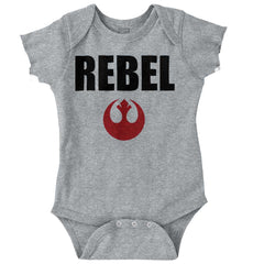 Rebel Star Wars Romper Bodysuit-Direct To Garment Print-Brisco Baby