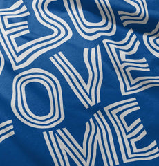 Christ Loves Me Solid Baby Pajama Top-Direct To Garment Print-Brisco Baby