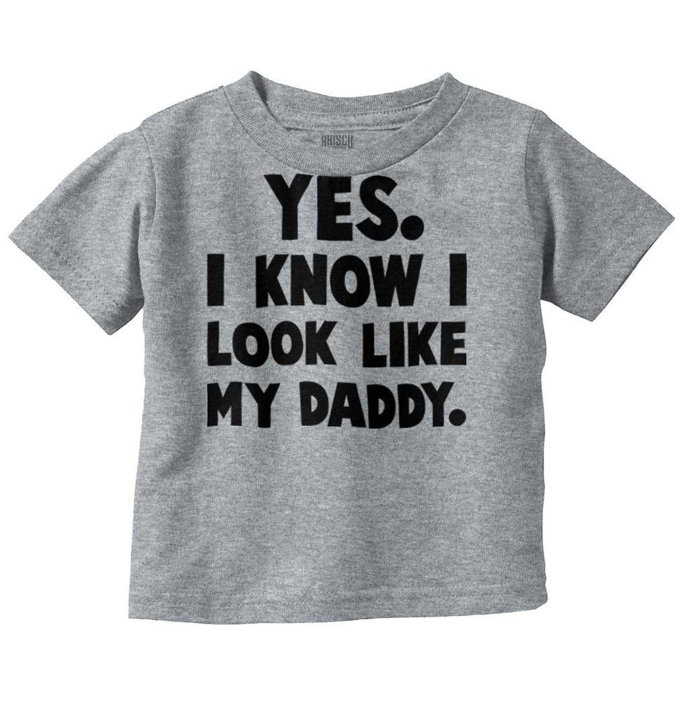 Look Like Daddy Infant Toddler T Shirt-Direct To Garment Print-Brisco Baby