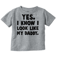 Look Like Daddy Infant Toddler T Shirt-Direct To Garment Print-Brisco Baby