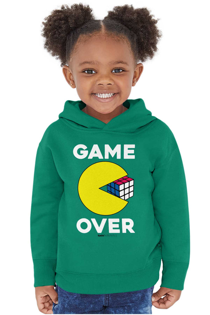Game Over Toddler Pullover Hoodie-Direct To Garment Print-Brisco Baby