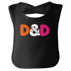 Dungeons Fantasy Tabletop Gamer Infant Baby Bib-Direct To Garment Print-Brisco Baby
