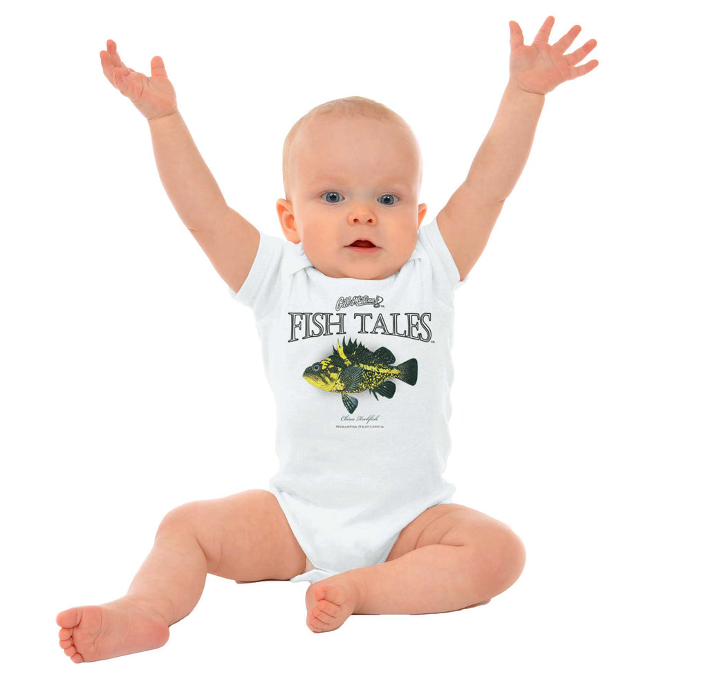 China Rockfish Romper Bodysuit-Direct To Garment Print-Brisco Baby