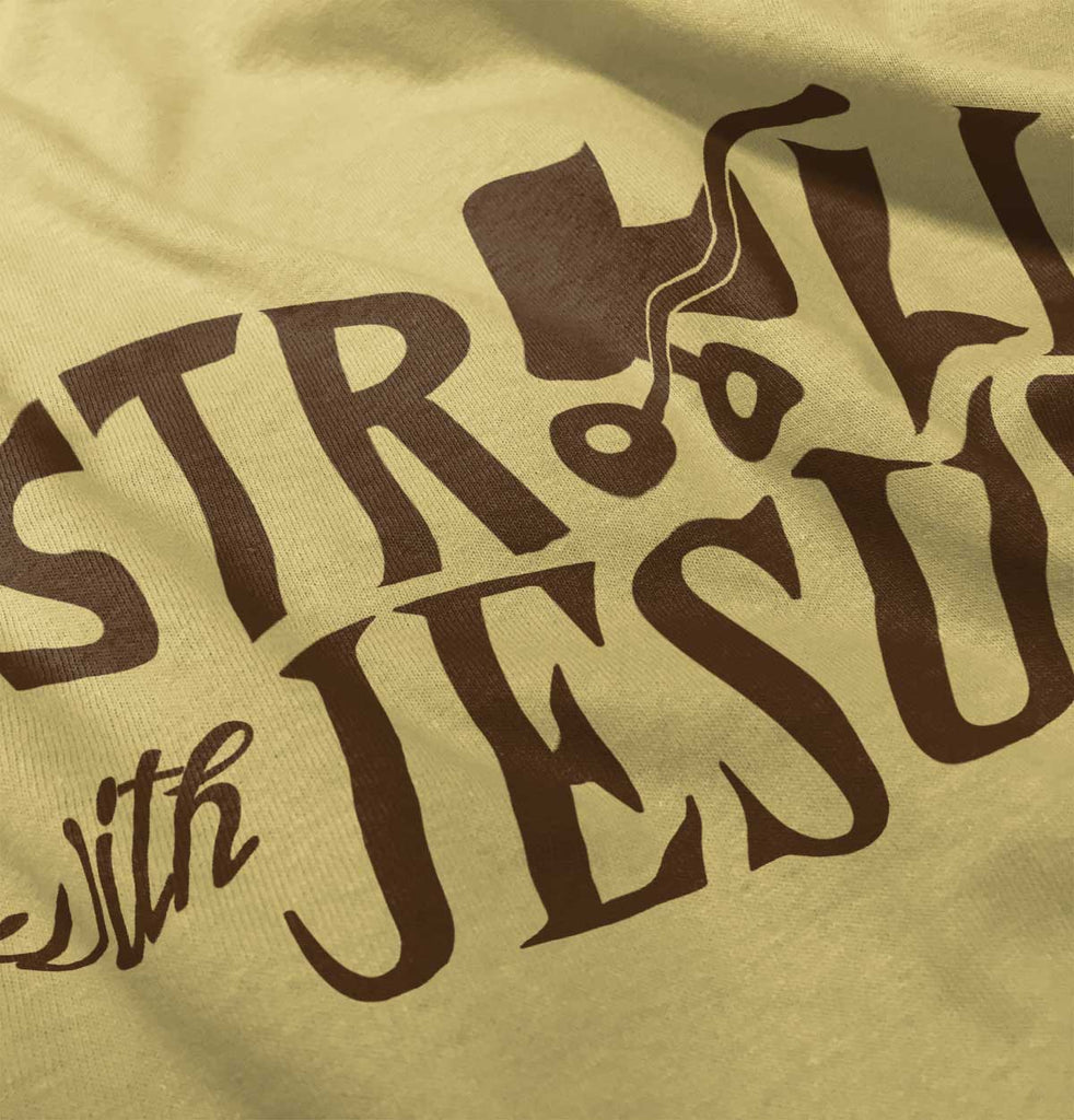 Stroll With Jesus Infant Toddler T Shirt-Direct To Garment Print-Brisco Baby