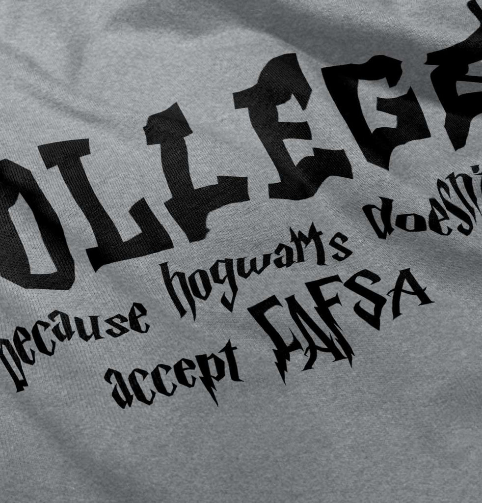 College Infant Toddler T Shirt-Direct To Garment Print-Brisco Baby