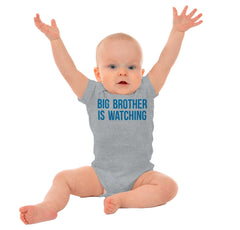 Big Brother Is Watching Romper Bodysuit-Direct To Garment Print-Brisco Baby