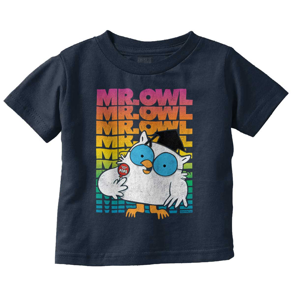 Mr Owl Infant Toddler T Shirt-Direct To Garment Print-Brisco Baby