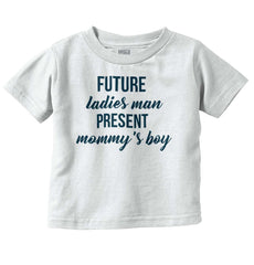 Future Ladies Man Infant Toddler T Shirt-Direct To Garment Print-Brisco Baby