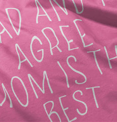 Mom Is Best Baby Polka Dot Skirt Dress-Direct To Garment Print-Brisco Baby