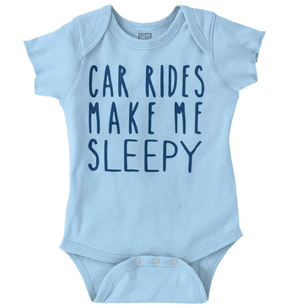 Car Rides Romper Bodysuit-Direct To Garment Print-Brisco Baby