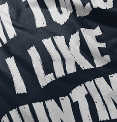 Im Told I Like Hunting Romper Bodysuit-Direct To Garment Print-Brisco Baby