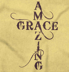 Amazing Grace Script Infant Toddler T Shirt-Direct To Garment Print-Brisco Baby