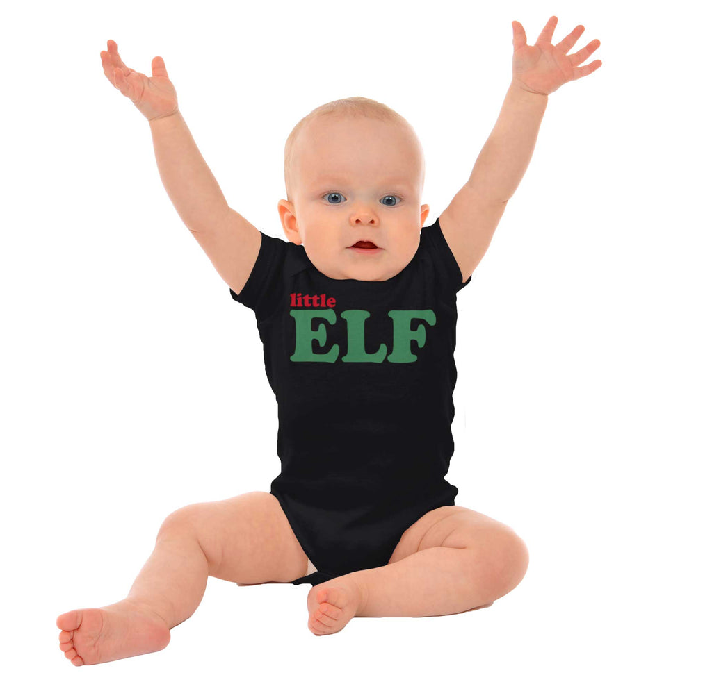 Little Elf Romper Bodysuit-Direct To Garment Print-Brisco Baby