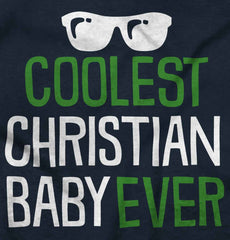 Coolest Christian Baby Romper Bodysuit-Direct To Garment Print-Brisco Baby