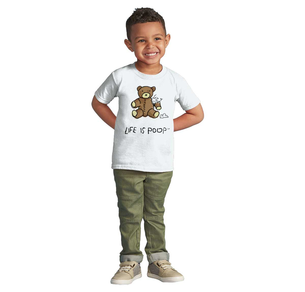 Ripped Teddy Bear Infant Toddler T Shirt-Direct To Garment Print-Brisco Baby
