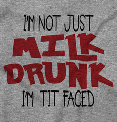 Tit Faced Raglan Romper Bodysuit-Direct To Garment Print-Brisco Baby