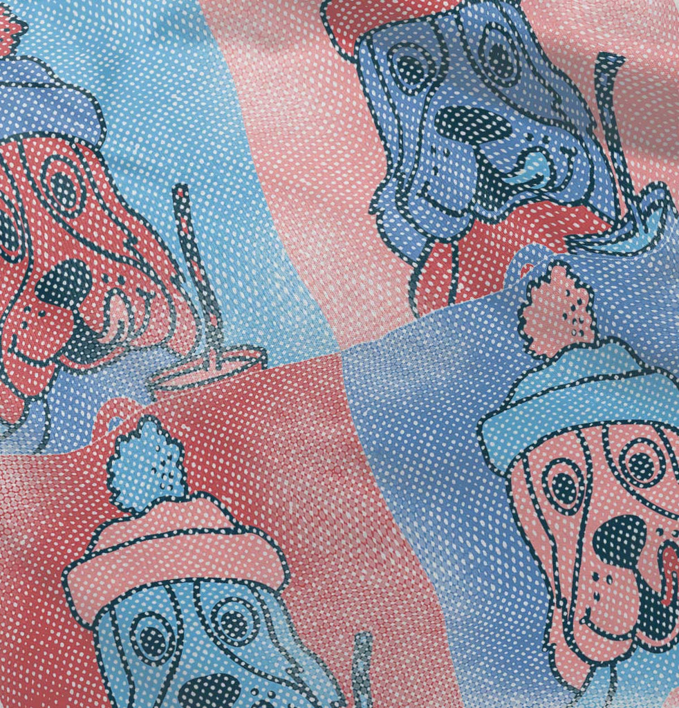 Graphic Slush Trimmed Colored Velcro Bib-Direct To Garment Print-Brisco Baby