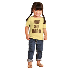Nap So Hard Infant Toddler T Shirt-Direct To Garment Print-Brisco Baby