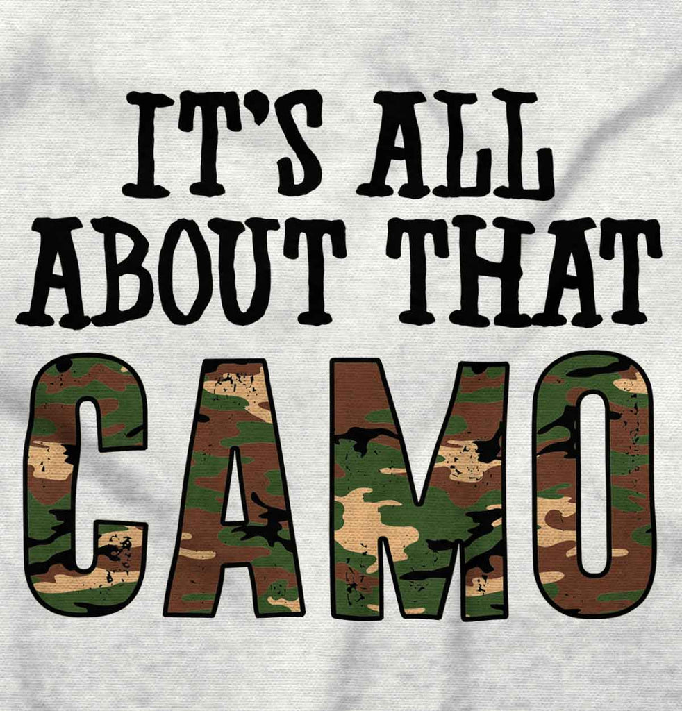 Its All About That Camo Infant Baby Bib-Direct To Garment Print-Brisco Baby