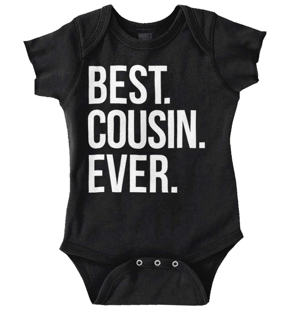 Best Cousin Ever Romper Bodysuit-Direct To Garment Print-Brisco Baby