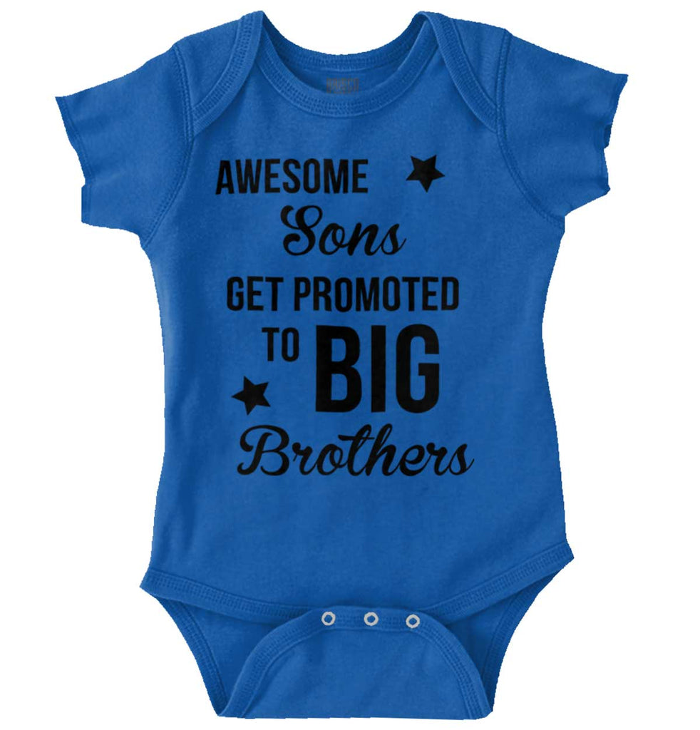 Awesome Sons Promoted Romper Bodysuit-Direct To Garment Print-Brisco Baby