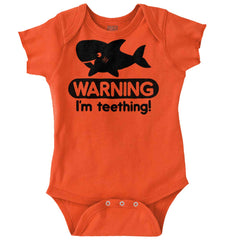 I'm Teething Romper Bodysuit-Direct To Garment Print-Brisco Baby