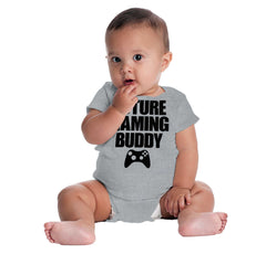 Future Gaming Buddy Romper Bodysuit-Direct To Garment Print-Brisco Baby