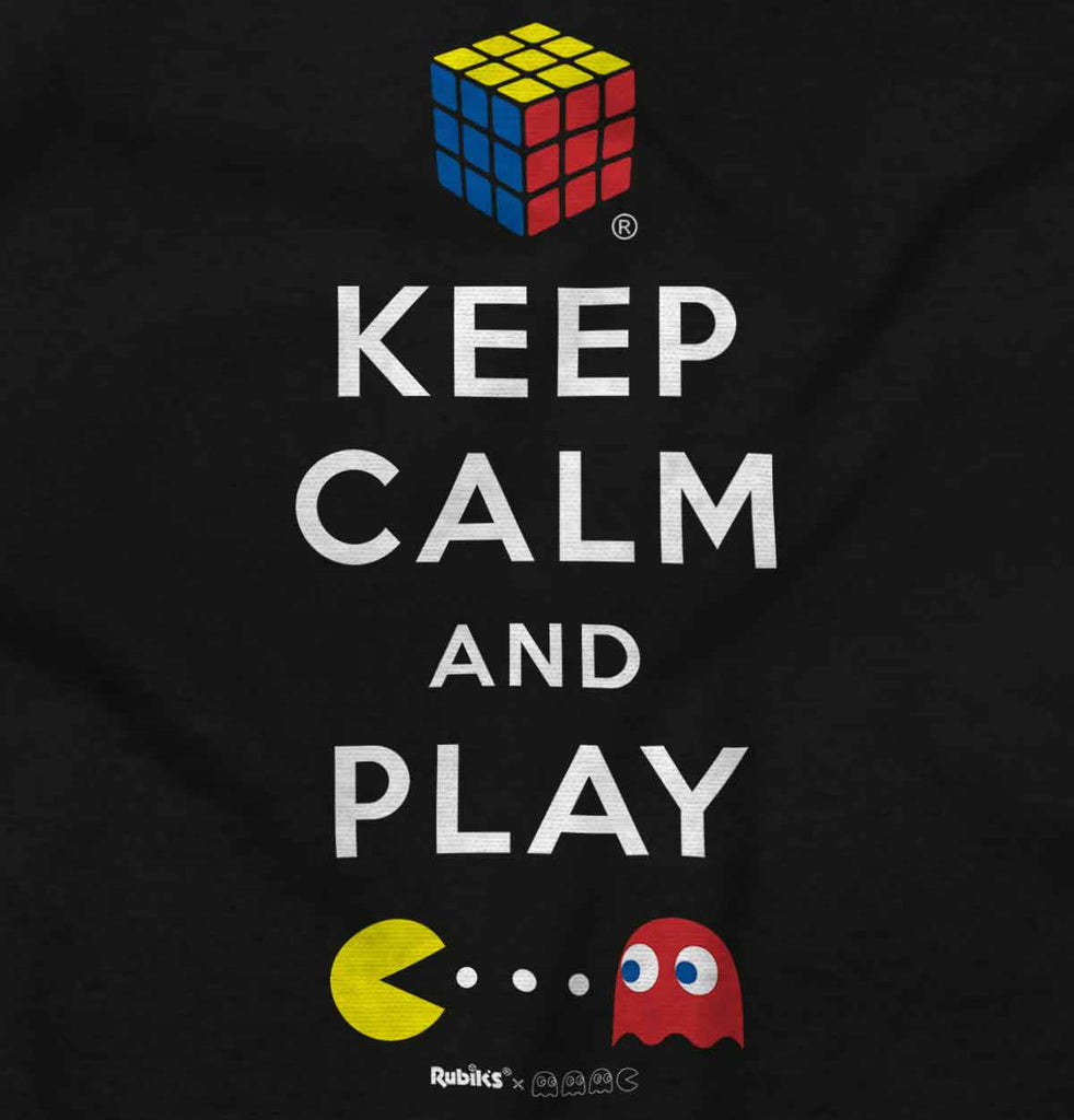 Keep Calm And Play Toddler Pullover Hoodie-Direct To Garment Print-Brisco Baby