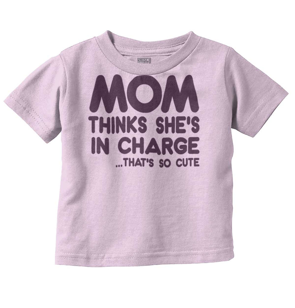 In Charge Infant Toddler T Shirt-Direct To Garment Print-Brisco Baby