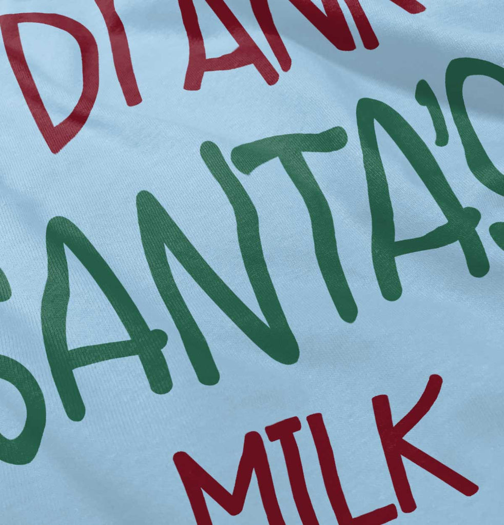 Drank Santas Milk Infant Baby Bib-Direct To Garment Print-Brisco Baby
