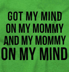 Mind On Mommy Romper Bodysuit-Direct To Garment Print-Brisco Baby