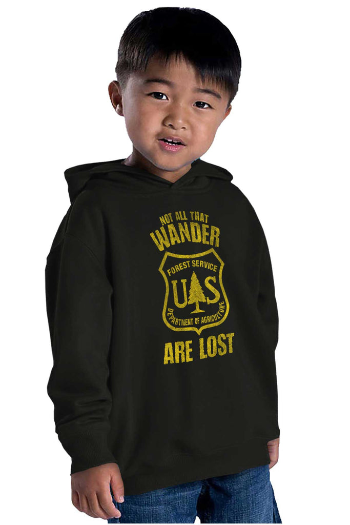 No All Who Wander Toddler Pullover Hoodie-Direct To Garment Print-Brisco Baby