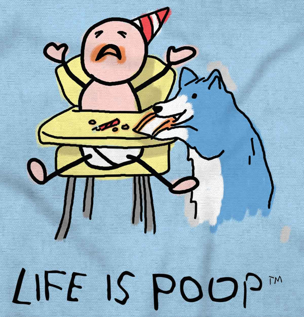 Dog Baby Food Infant Toddler T Shirt-Direct To Garment Print-Brisco Baby