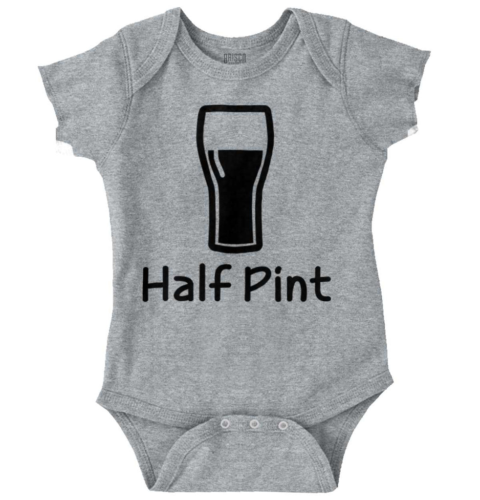 Half Pint Romper Bodysuit-Direct To Garment Print-Brisco Baby