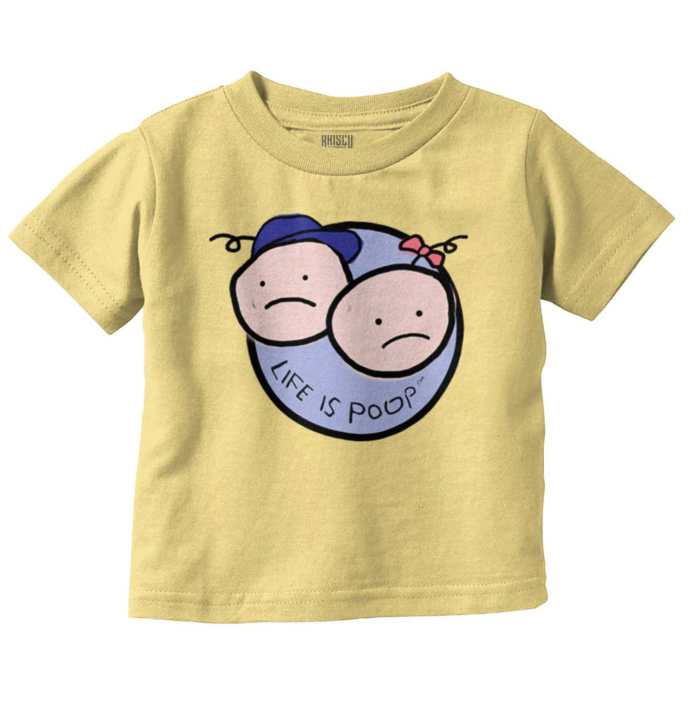 Boy and Girl Logo Infant Toddler T Shirt-Direct To Garment Print-Brisco Baby